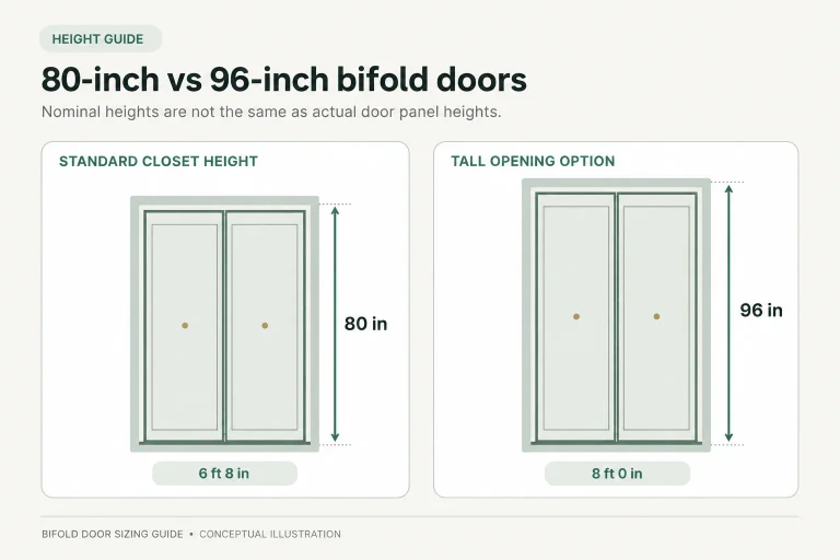 Bifold Door Sizes Chart & Calculator: Standard to Large Openings
